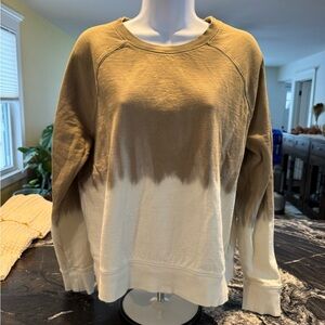 Athleta sundown dip dye sweatshirt size M